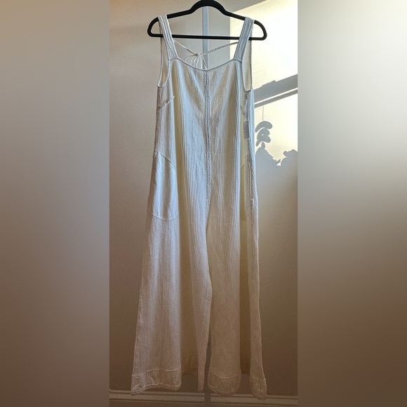NWOT Free People Callie One-Piece Jumpsuit White Off-white - Picture 7 of 9